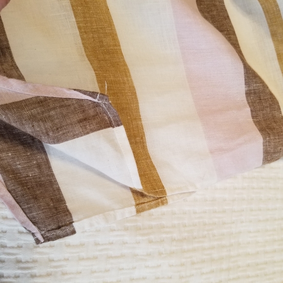 Rachel Zoe Linen Striped Tunic Top - Picture 8 of 8